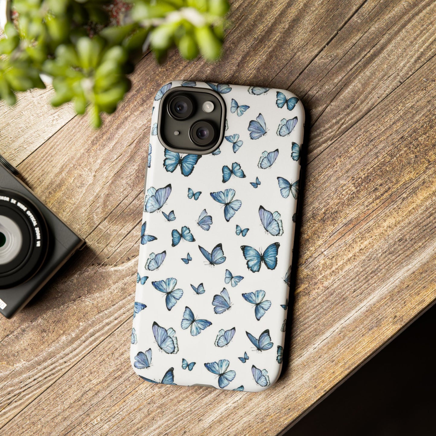 Blue Flutter Phone Case - Stylish & Protective Cover