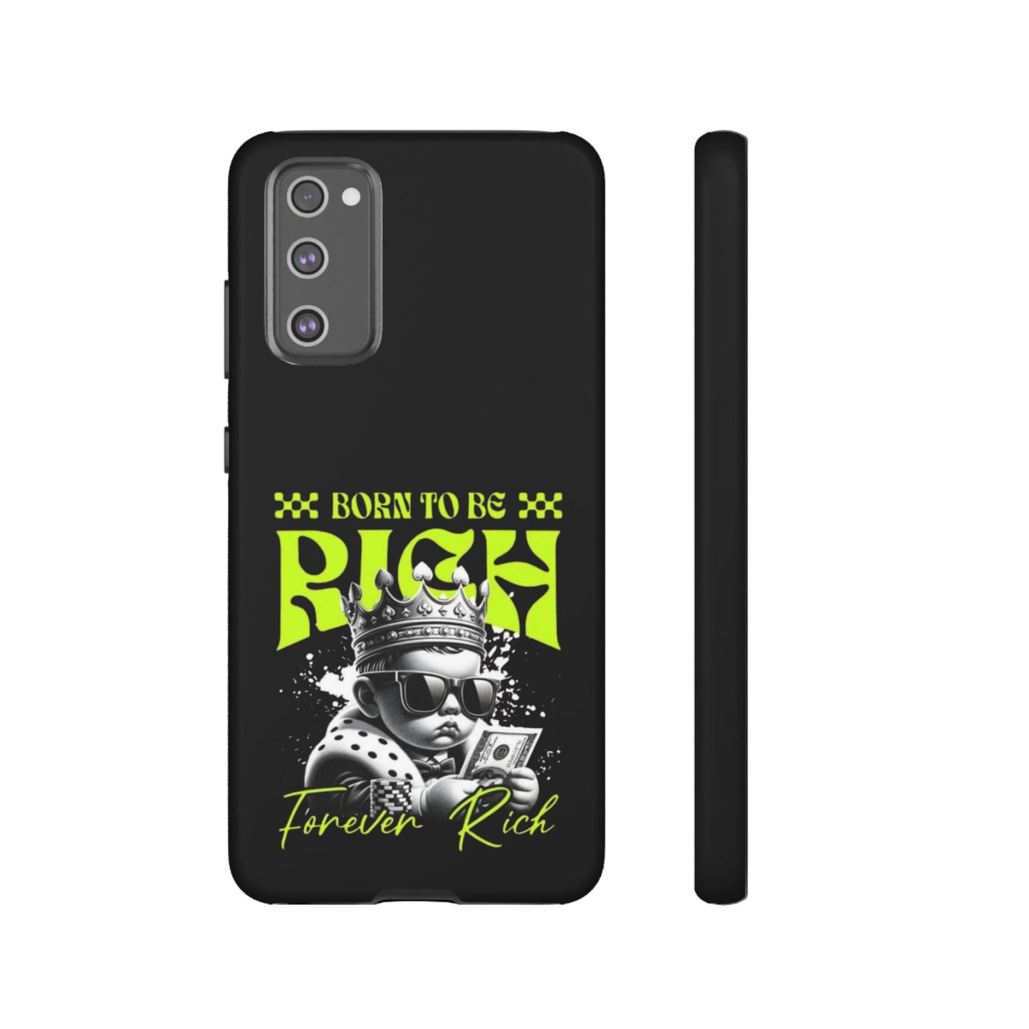 ,, Born to Be Rich"-Phone Case