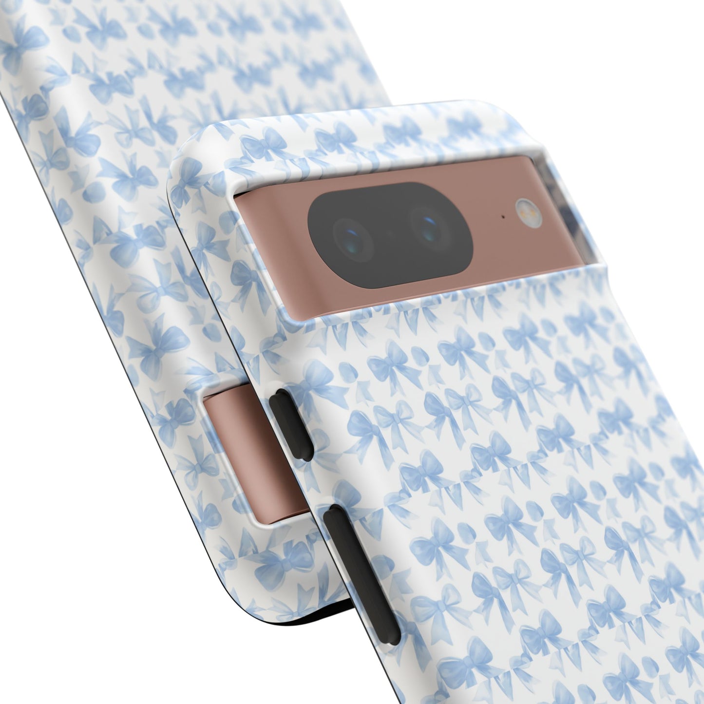 Blue Bow - Phone Case
