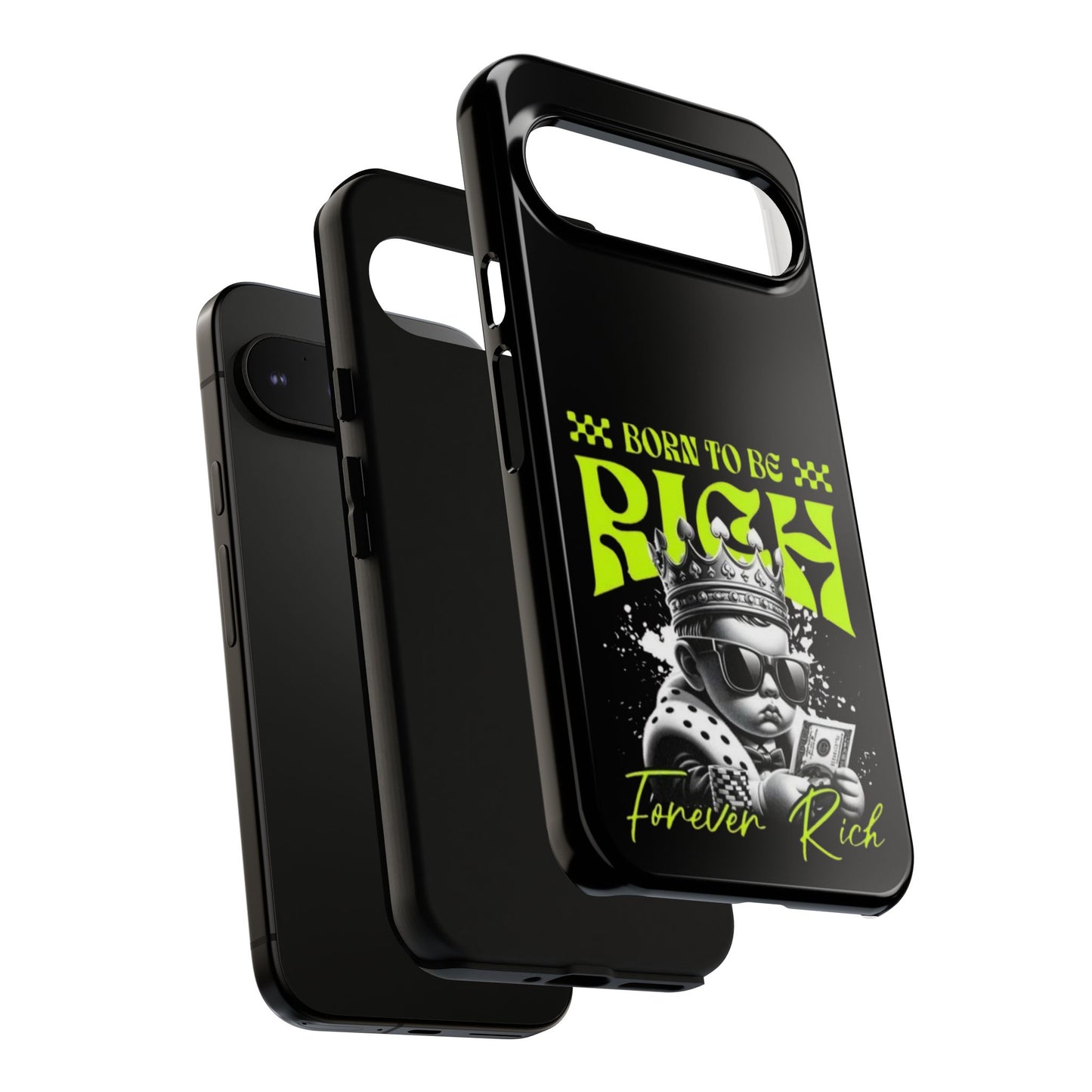 ,, Born to Be Rich"-Phone Case