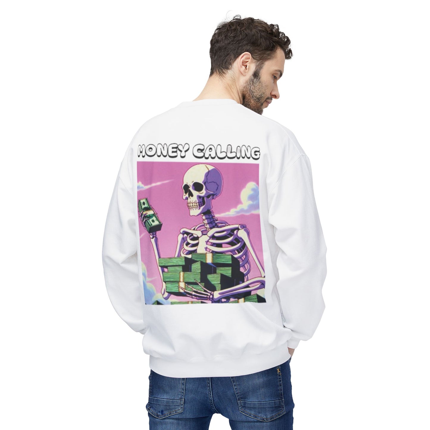 Money Calling - Unisex Crewneck Sweatshirt
