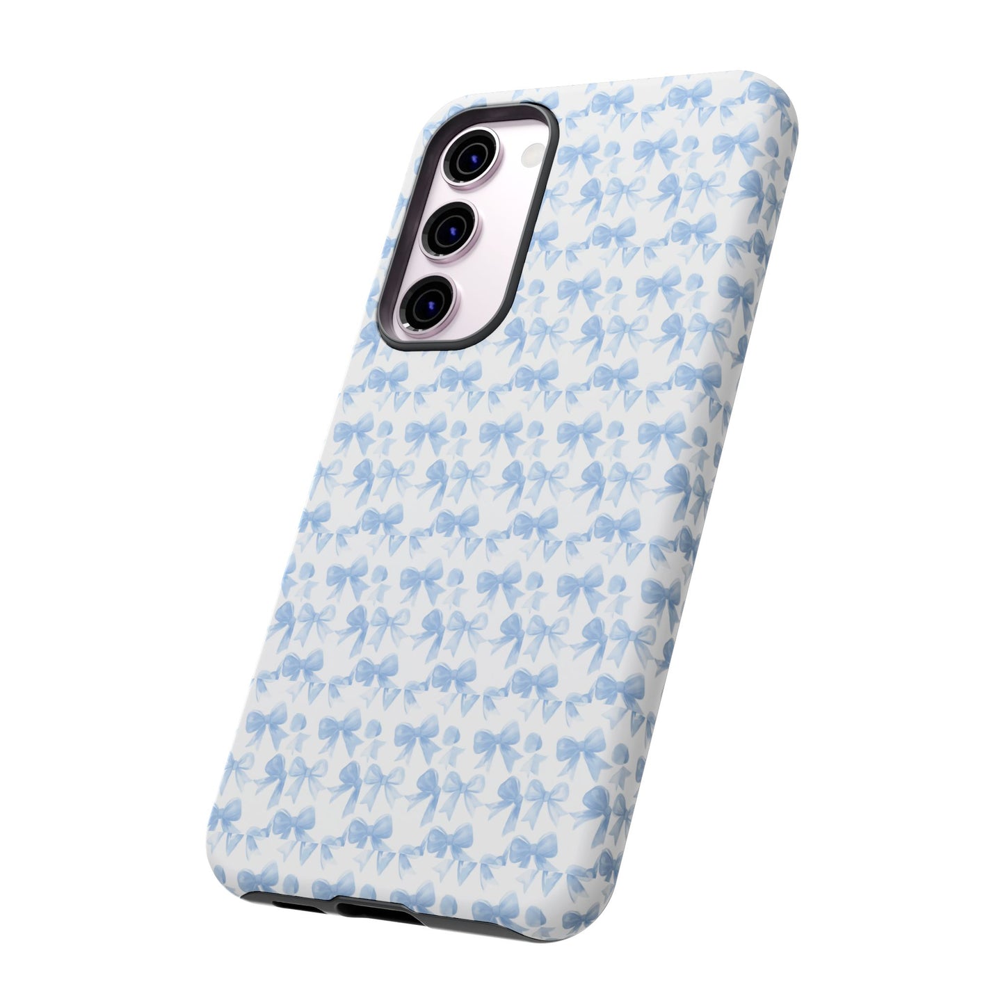Blue Bow - Phone Case