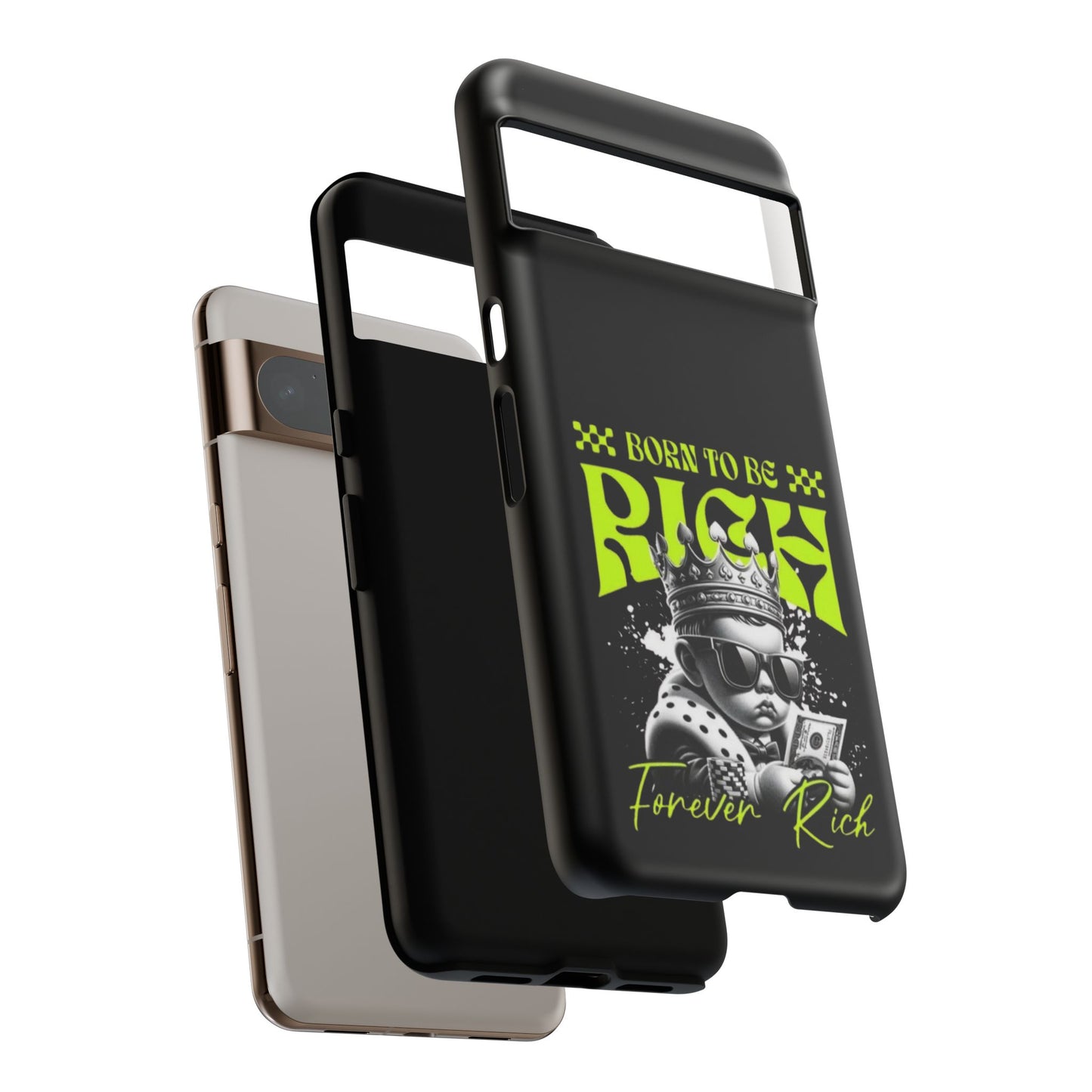 ,, Born to Be Rich"-Phone Case