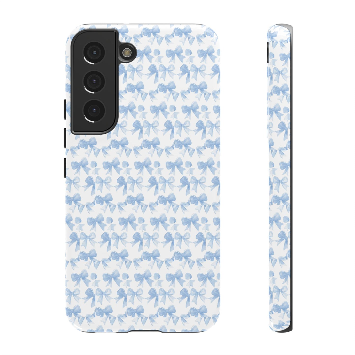 Blue Bow - Phone Case