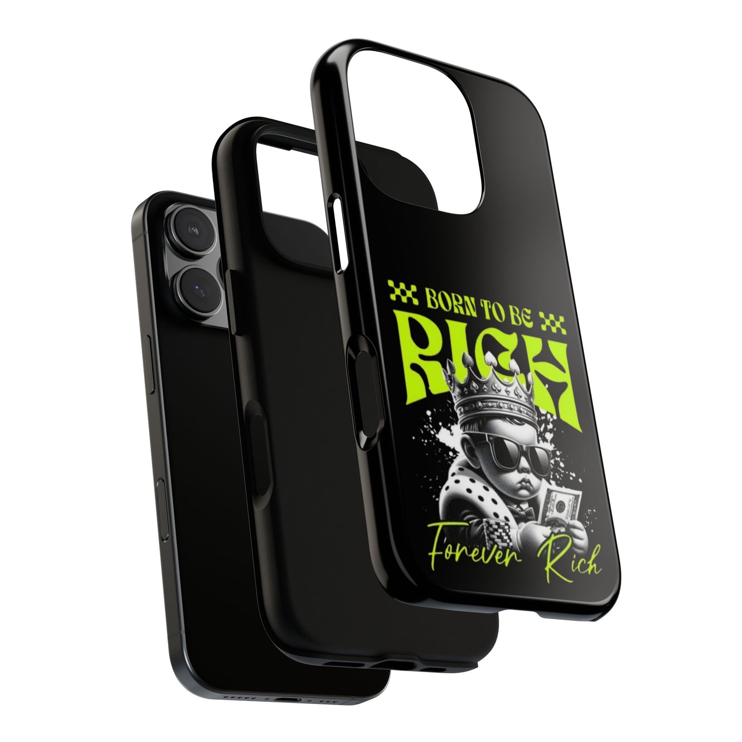 ,, Born to Be Rich"-Phone Case
