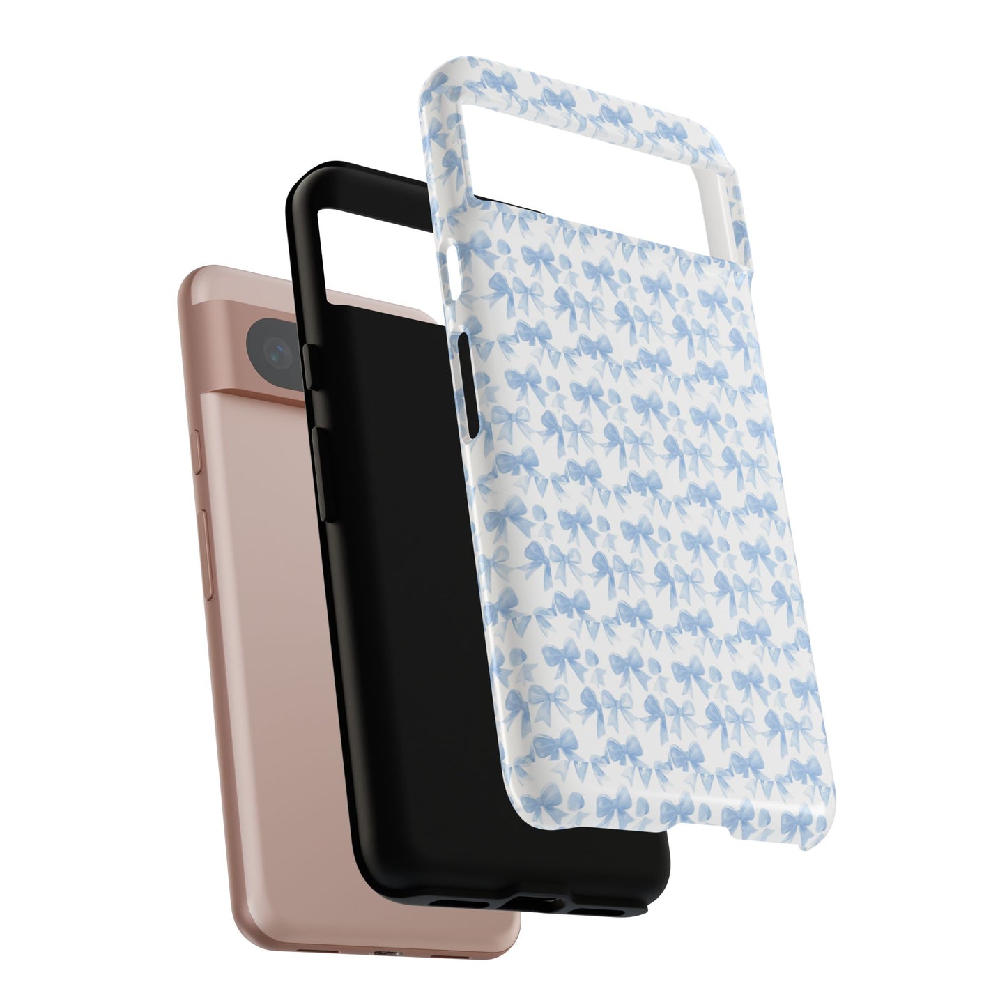 Blue Bow - Phone Case