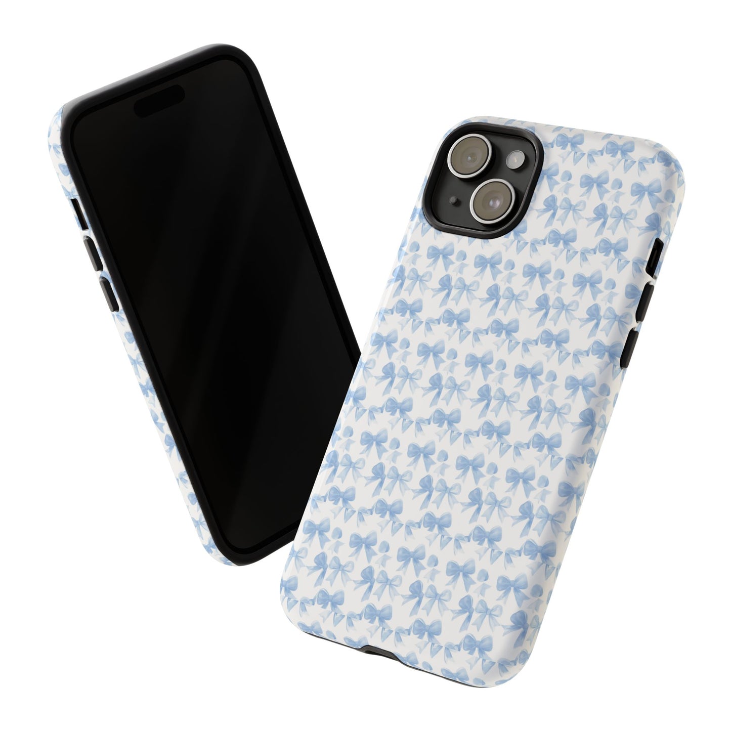 Blue Bow - Phone Case