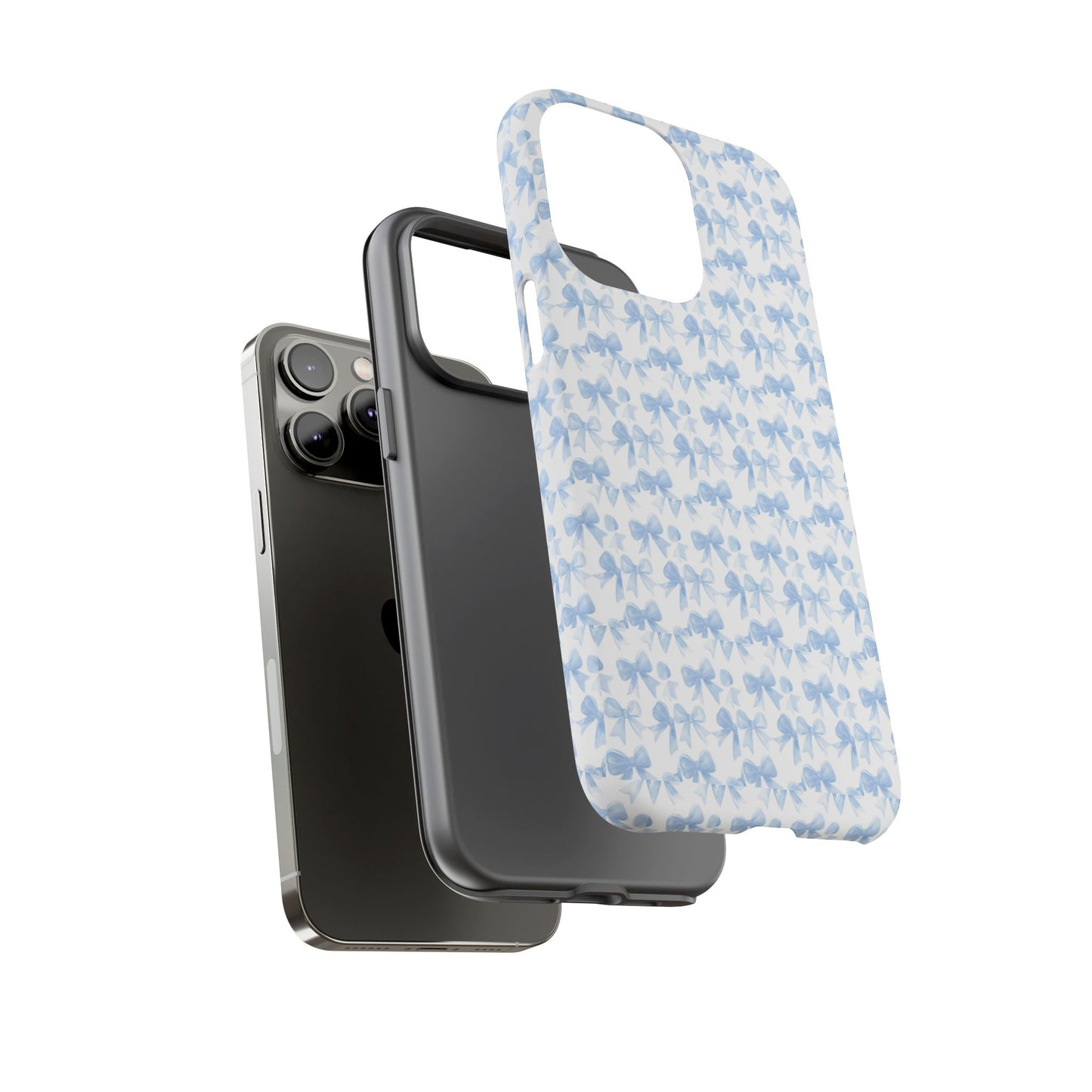 Blue Bow - Phone Case