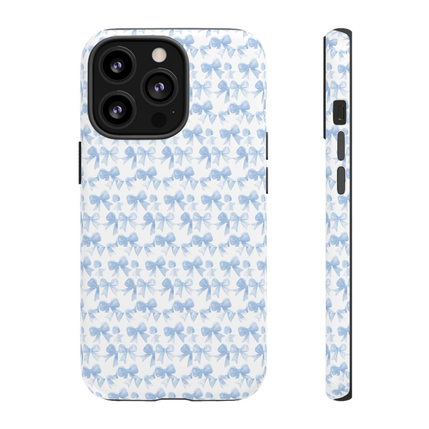 Blue Bow - Phone Case