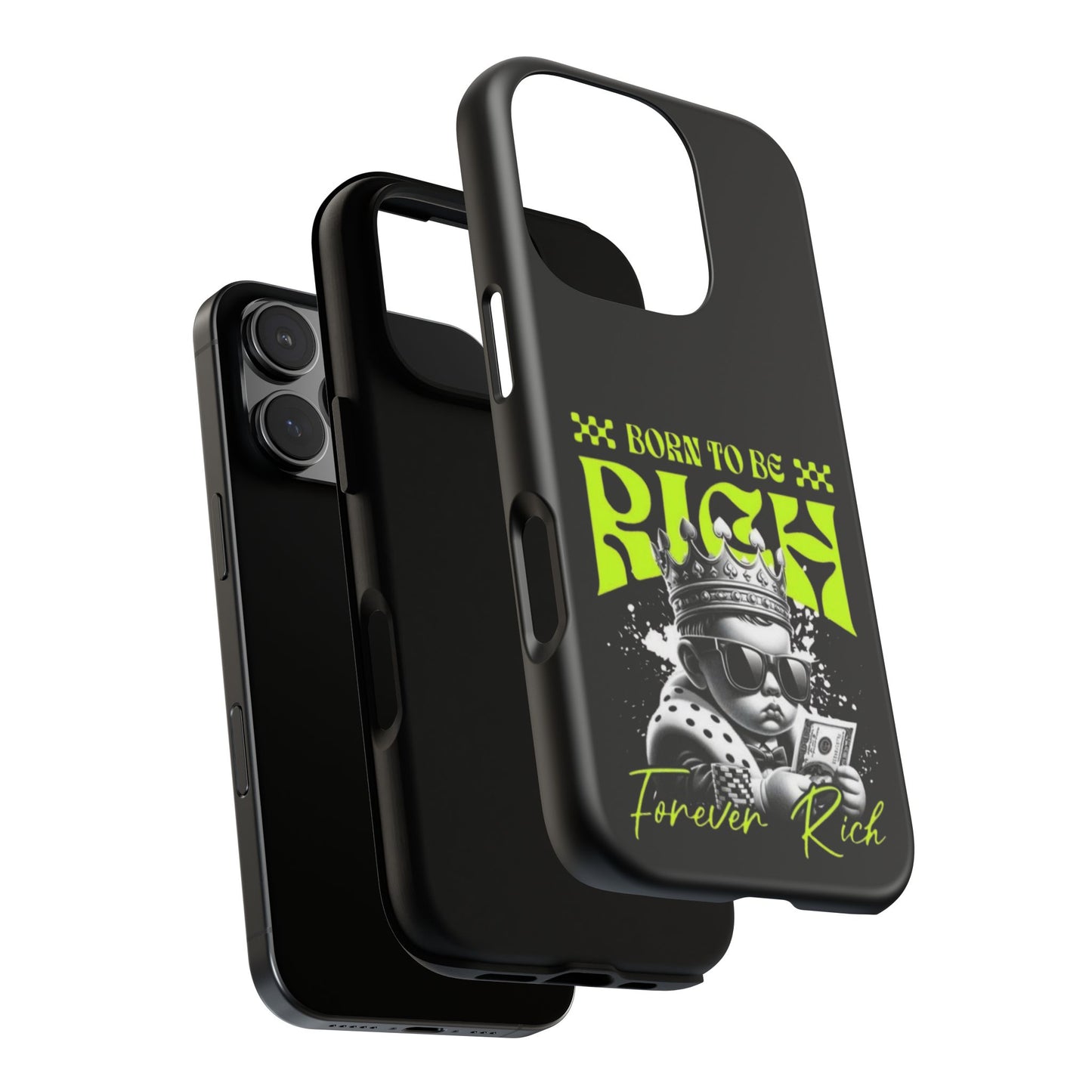 ,, Born to Be Rich"-Phone Case