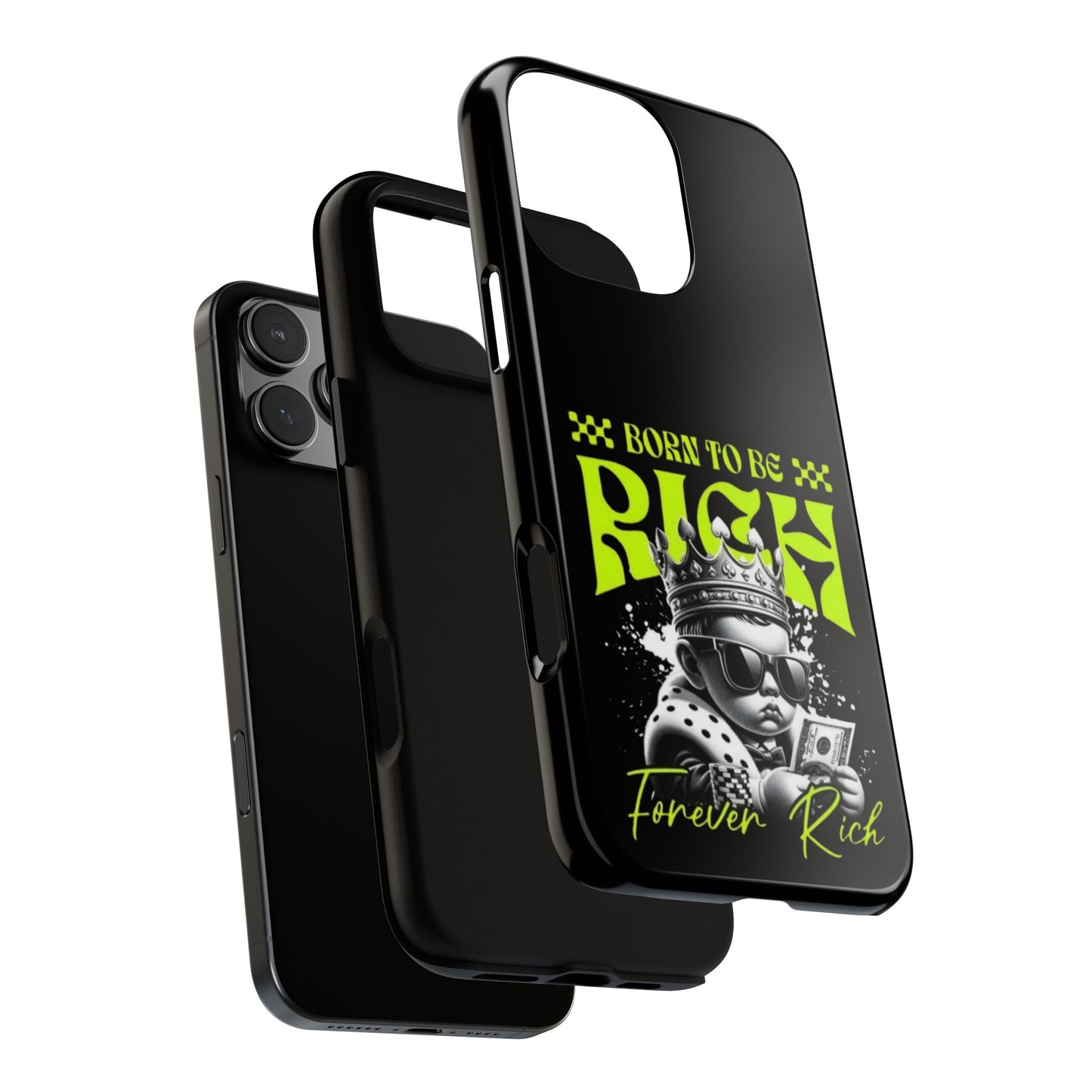 ,, Born to Be Rich"-Phone Case