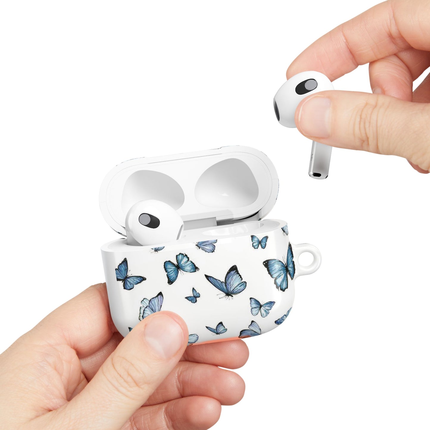 Blue Flutter -AirPod Case