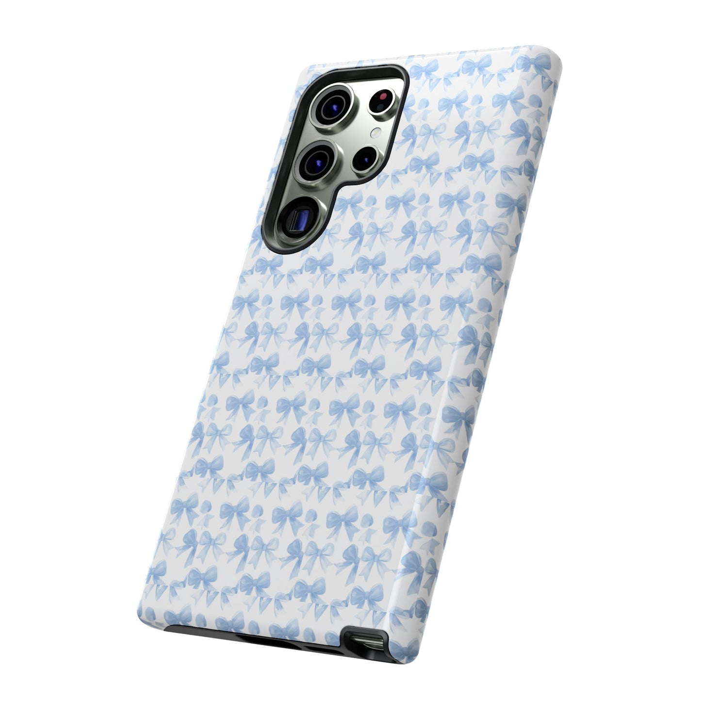 Blue Bow - Phone Case