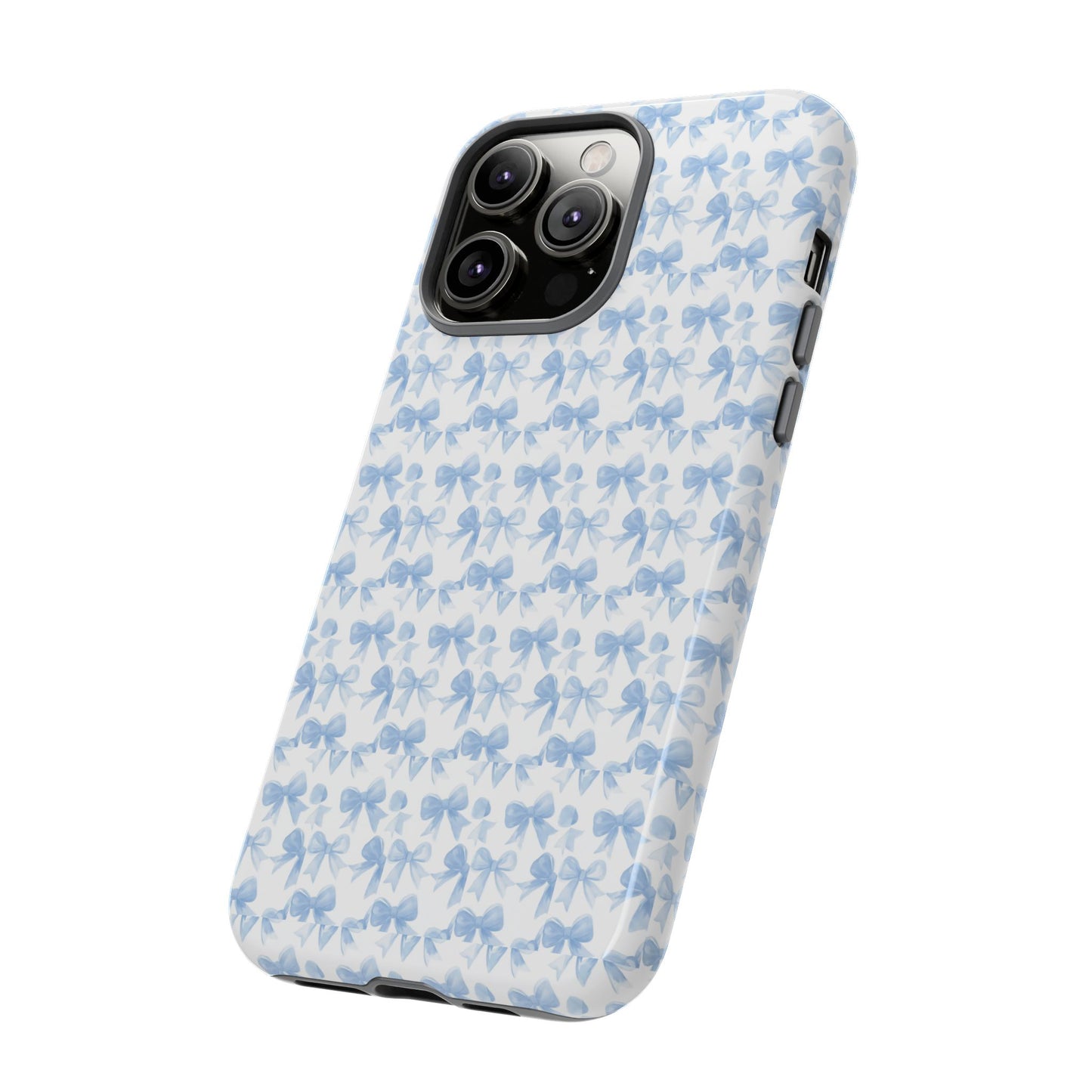 Blue Bow - Phone Case