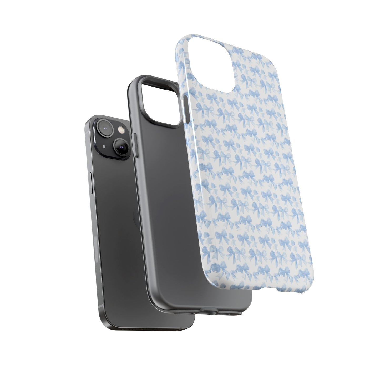 Blue Bow - Phone Case