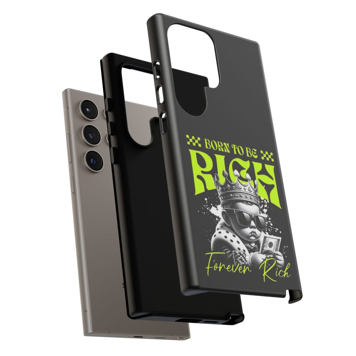 ,, Born to Be Rich"-Phone Case