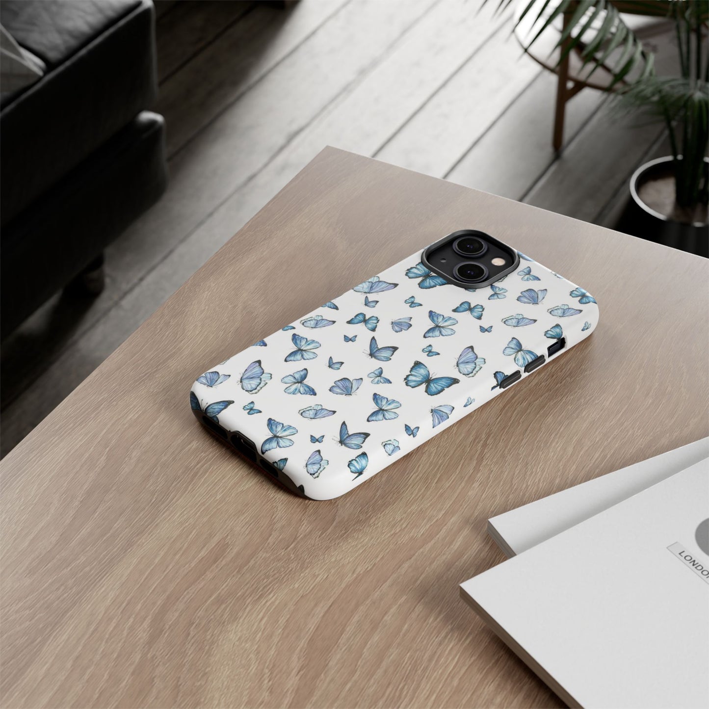Blue Flutter Phone Case - Stylish & Protective Cover