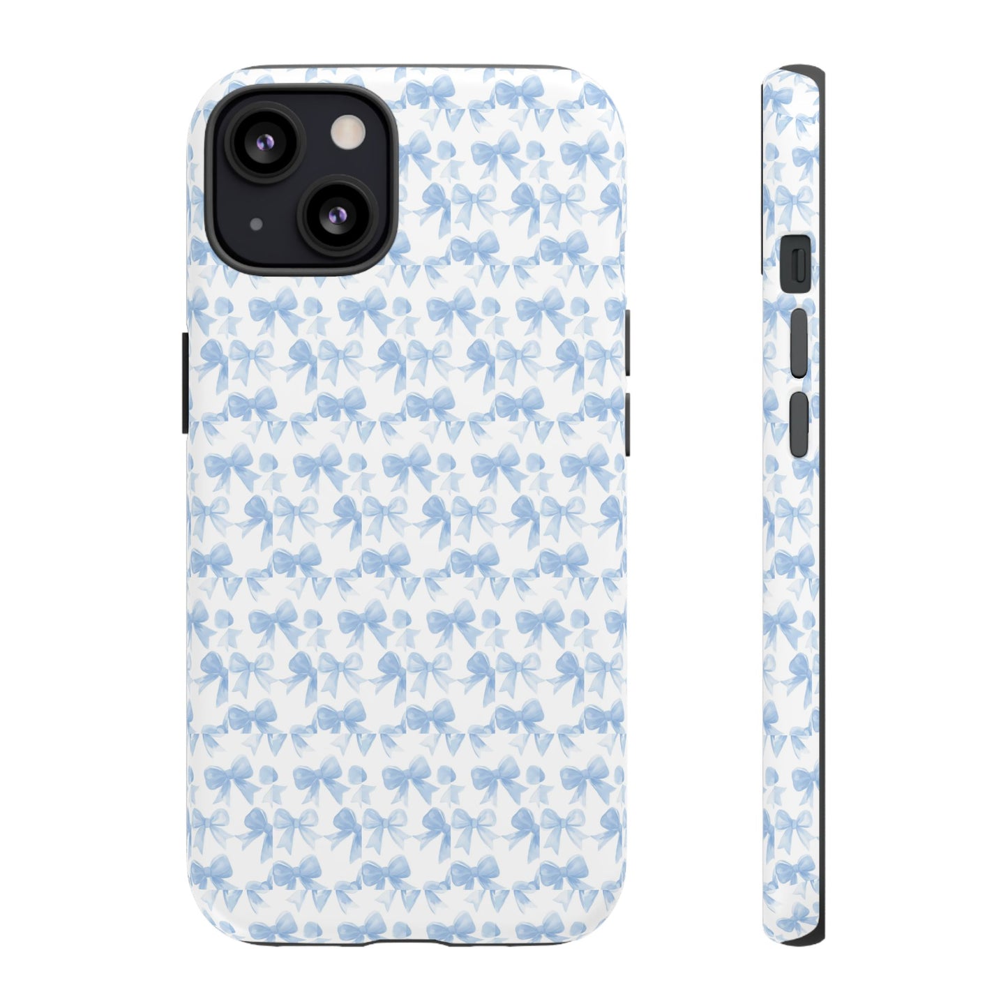Blue Bow - Phone Case