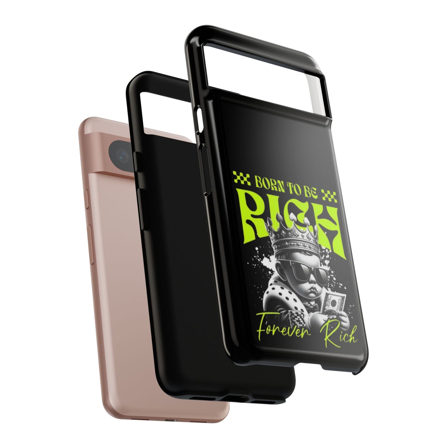 ,, Born to Be Rich"-Phone Case