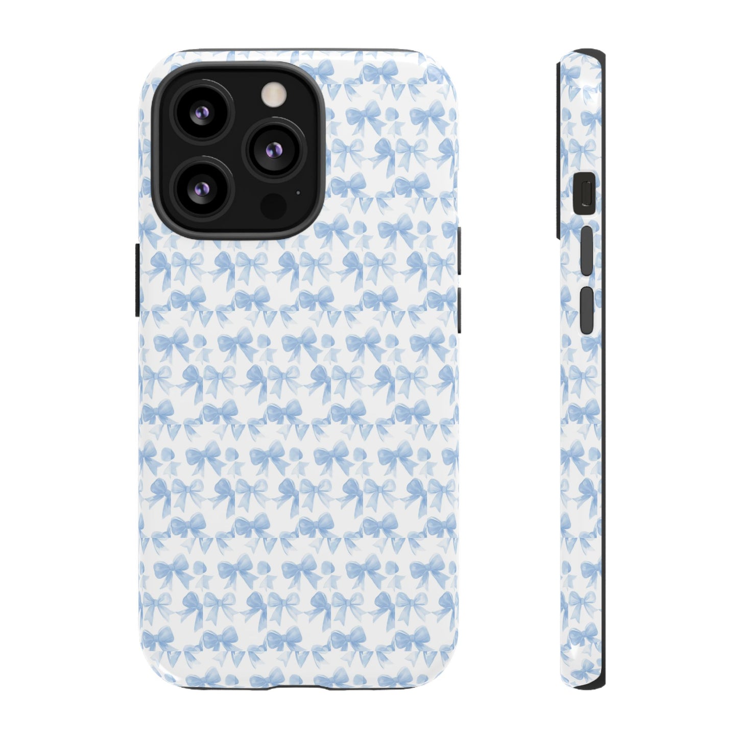 Blue Bow - Phone Case