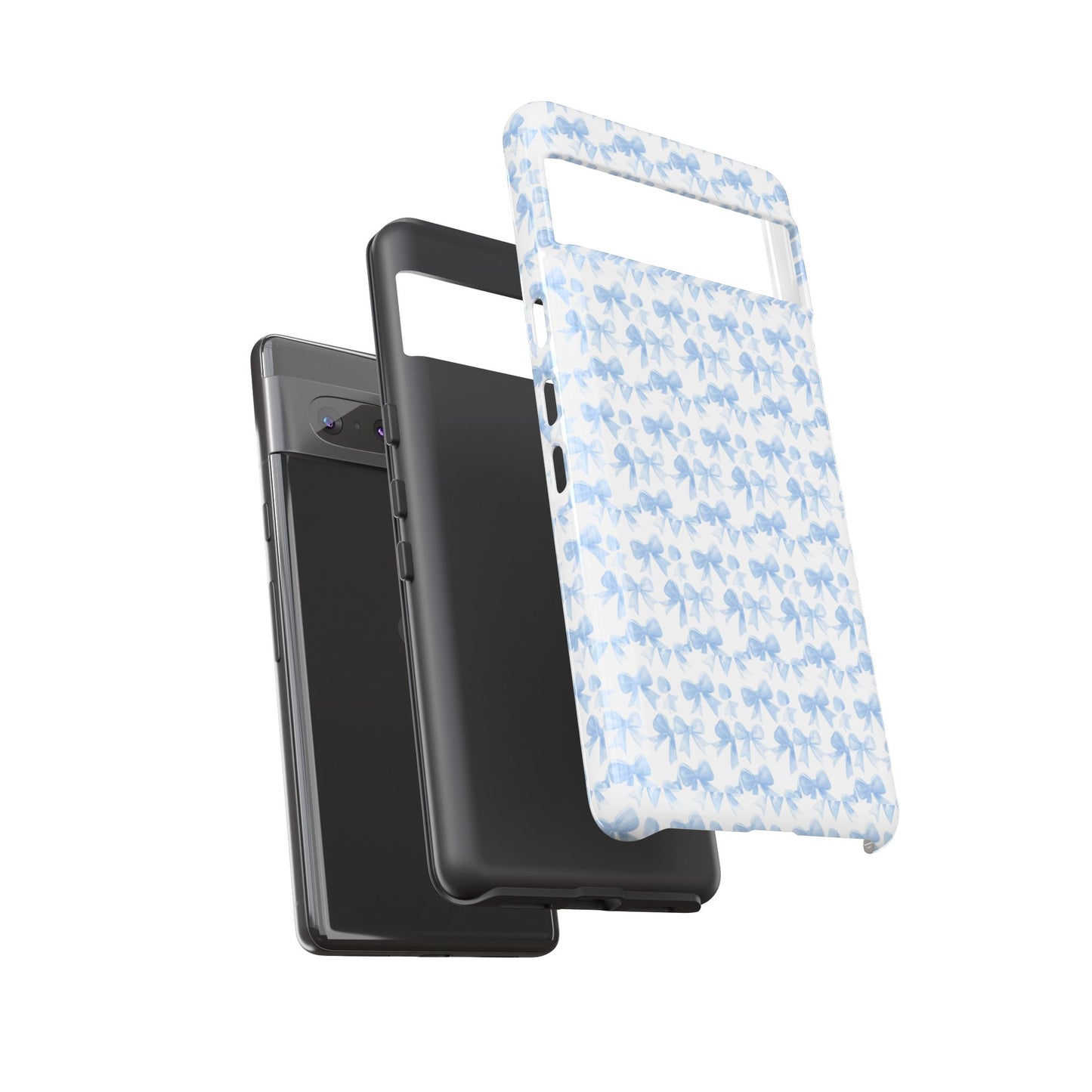 Blue Bow - Phone Case