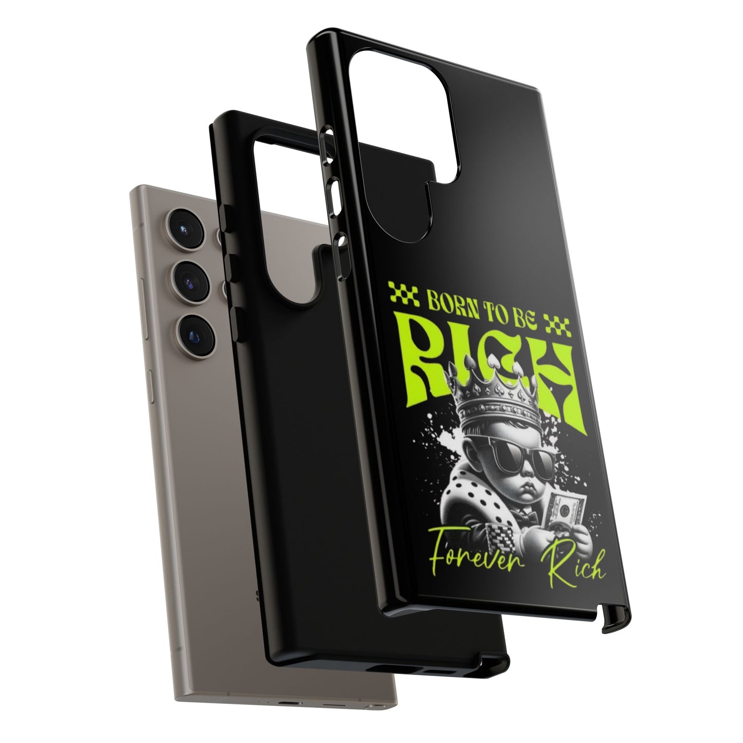 ,, Born to Be Rich"-Phone Case