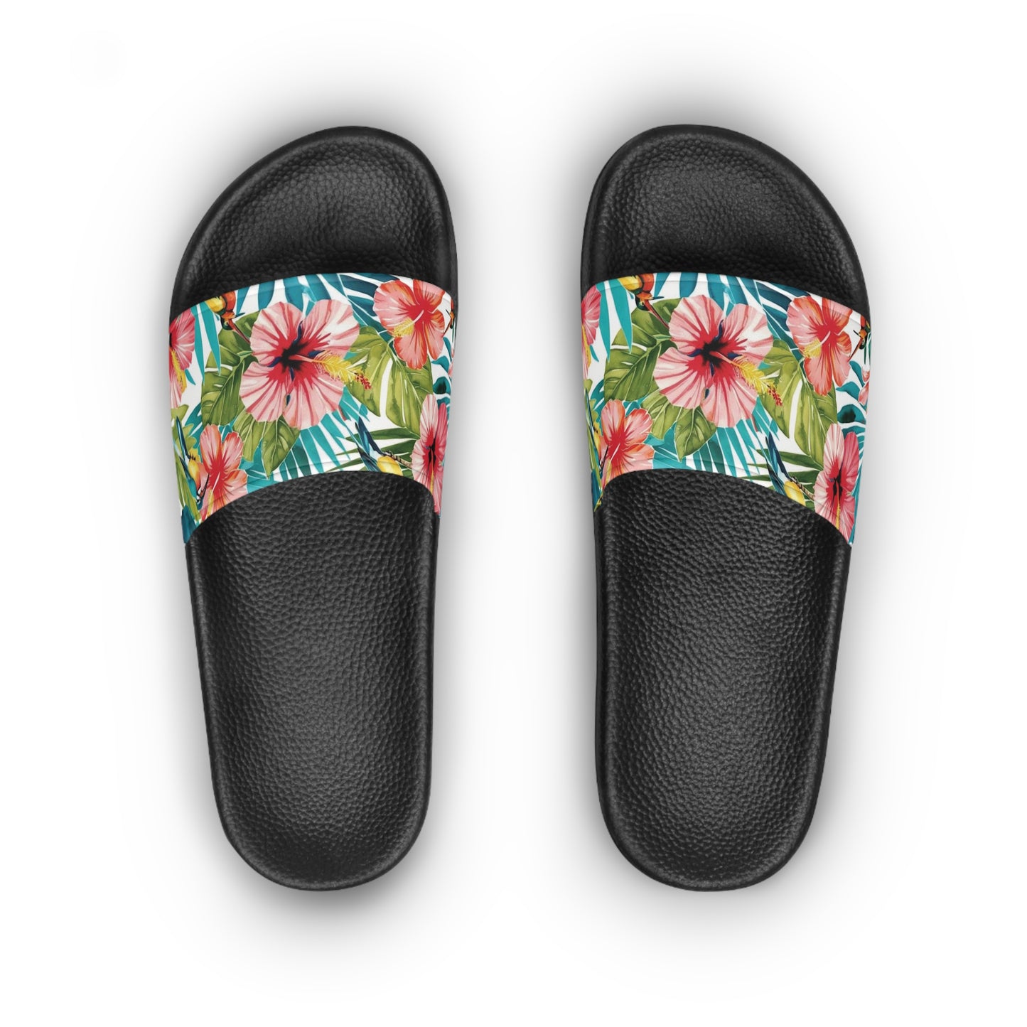 Tropical Floral Collection Slide Sandals - Summer