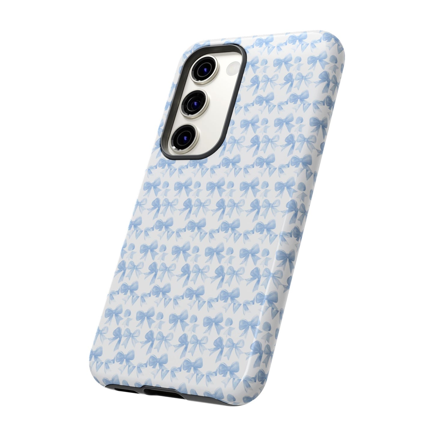 Blue Bow - Phone Case