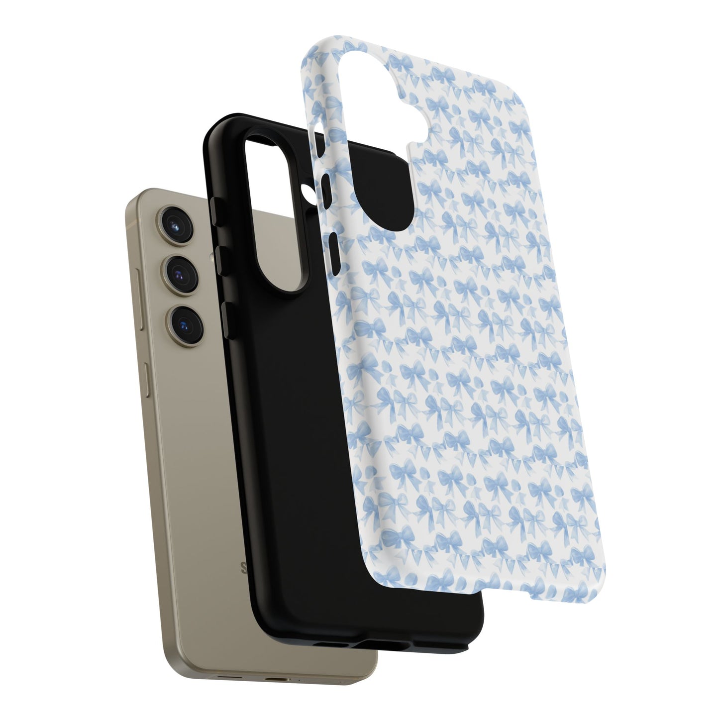 Blue Bow - Phone Case