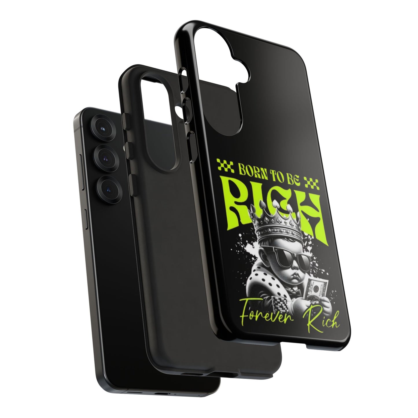 ,, Born to Be Rich"-Phone Case
