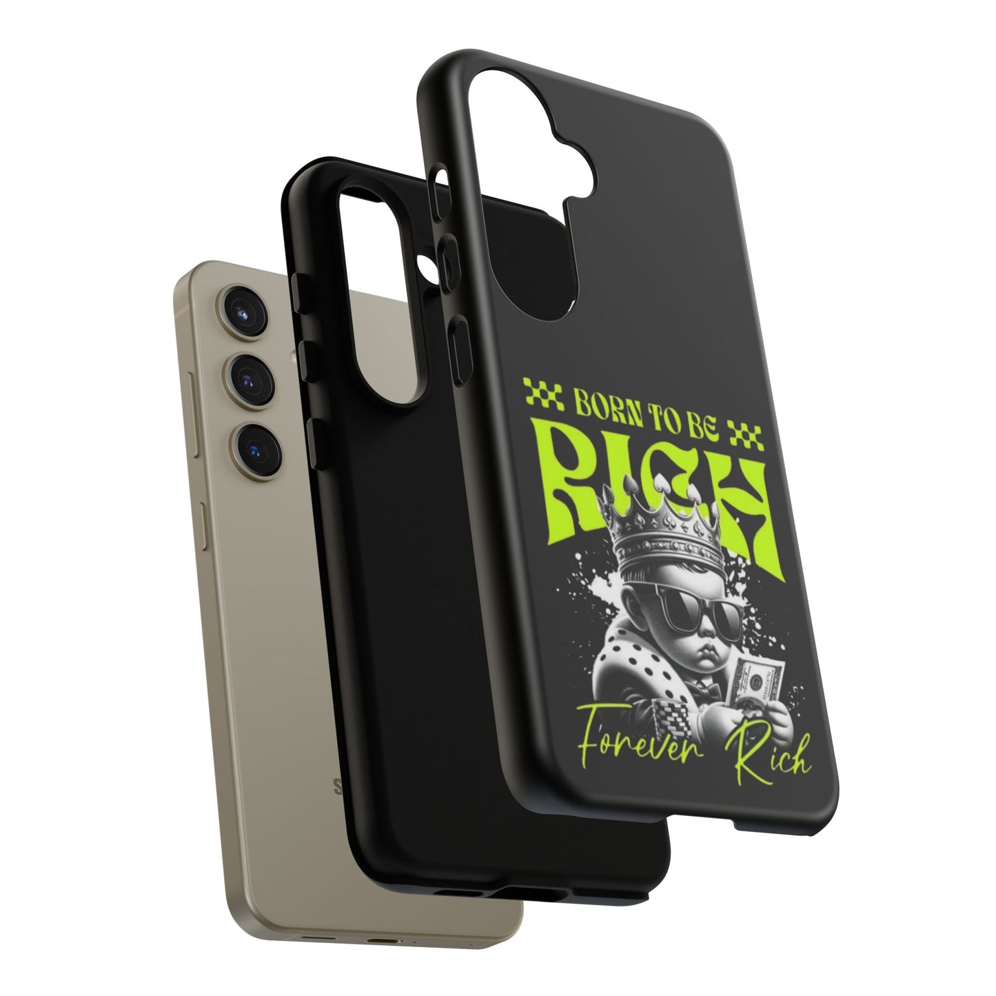 ,, Born to Be Rich"-Phone Case