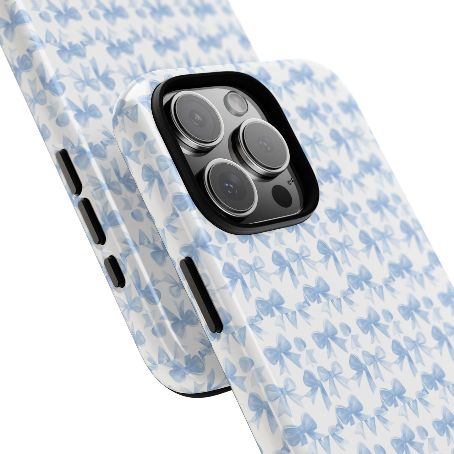 Blue Bow - Phone Case