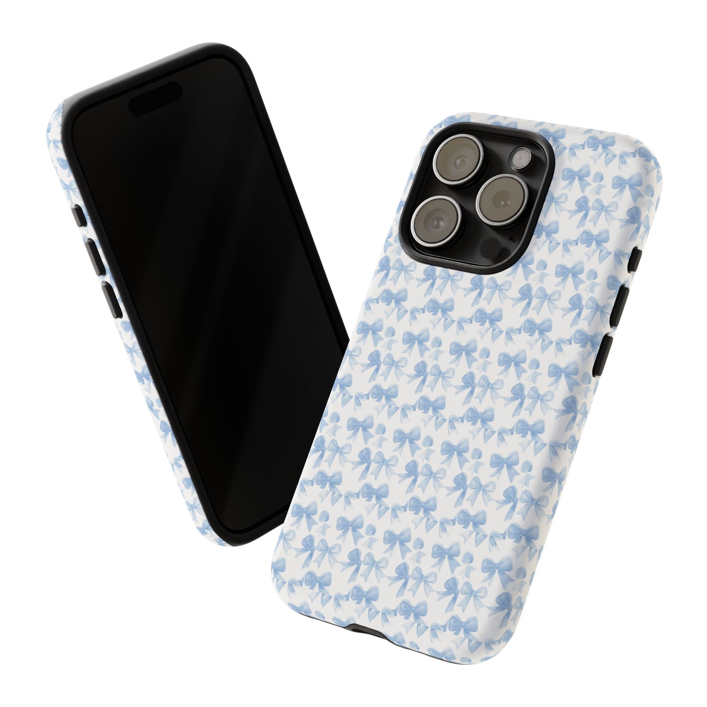 Blue Bow - Phone Case