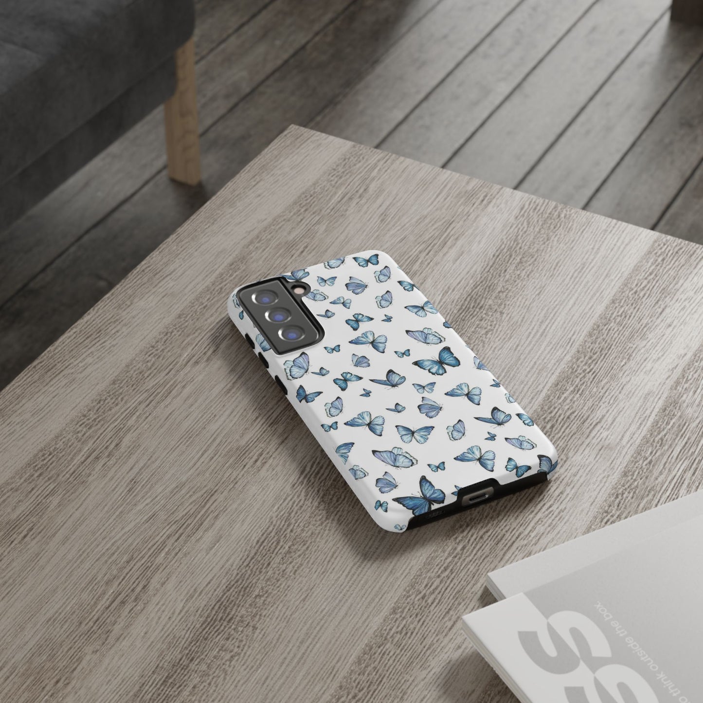 Blue Flutter Phone Case - Stylish & Protective Cover