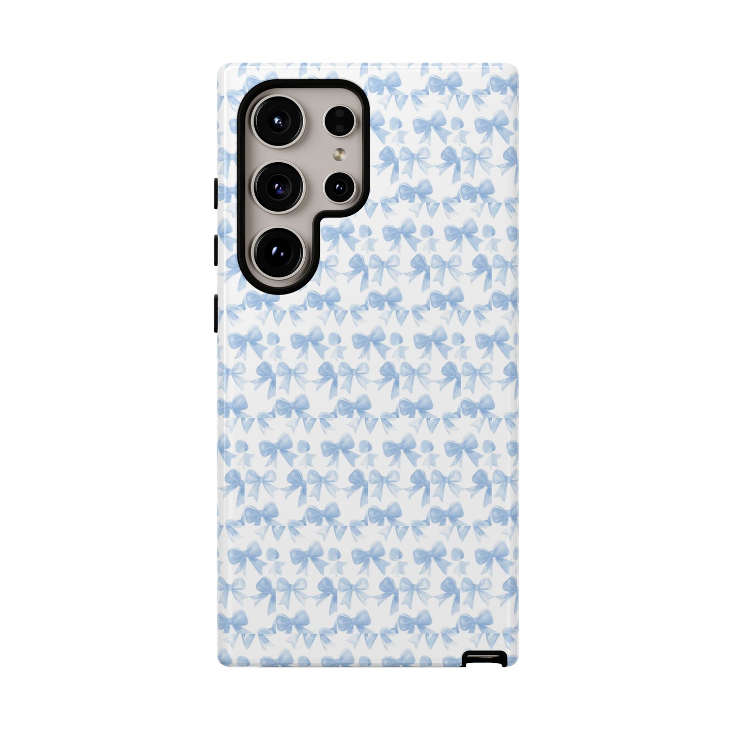 Blue Bow - Phone Case