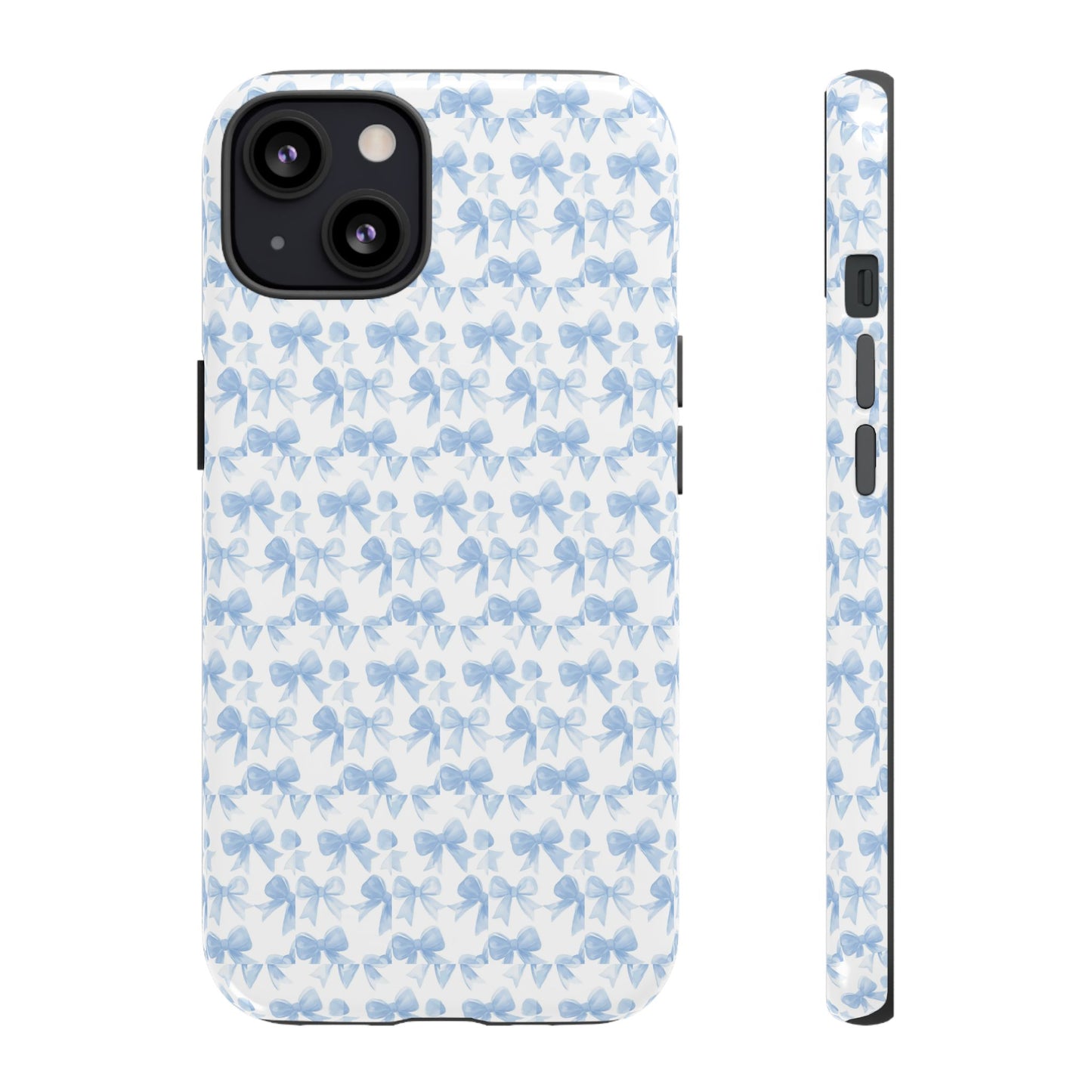 Blue Bow - Phone Case