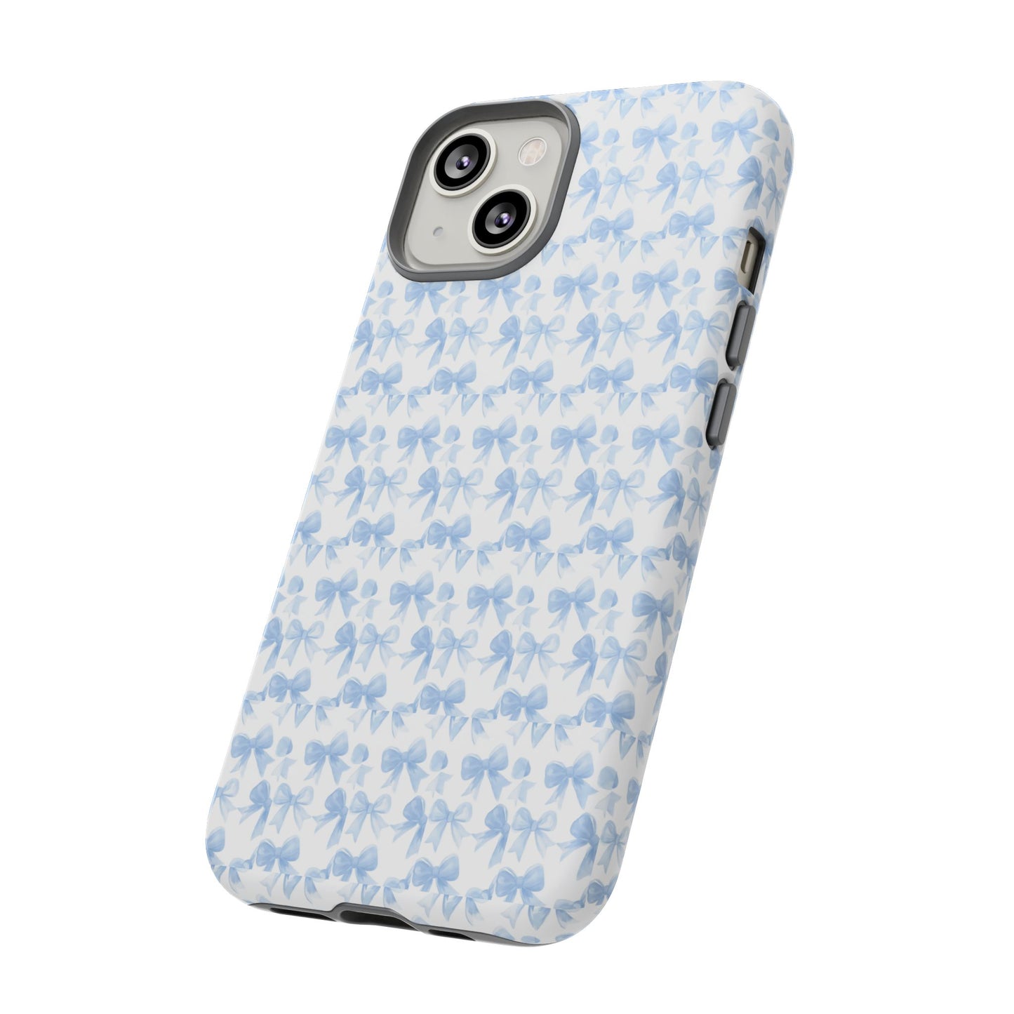 Blue Bow - Phone Case