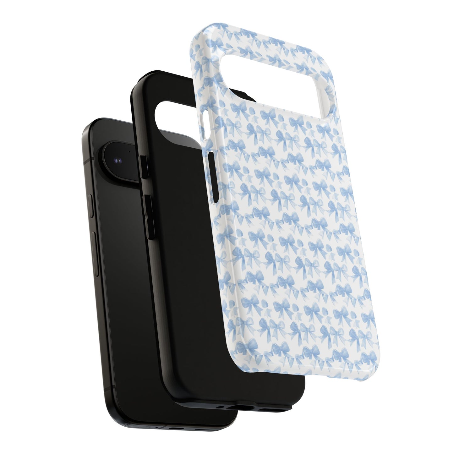 Blue Bow - Phone Case