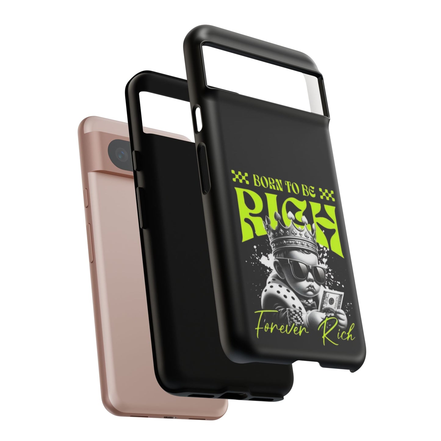,, Born to Be Rich"-Phone Case