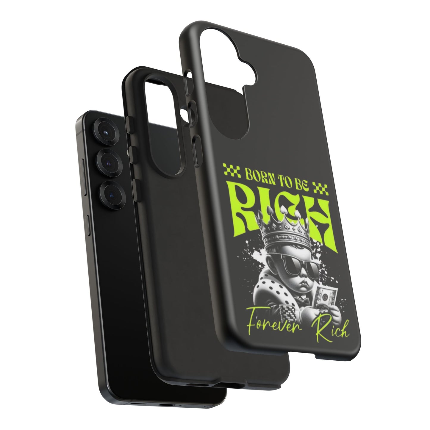 ,, Born to Be Rich"-Phone Case