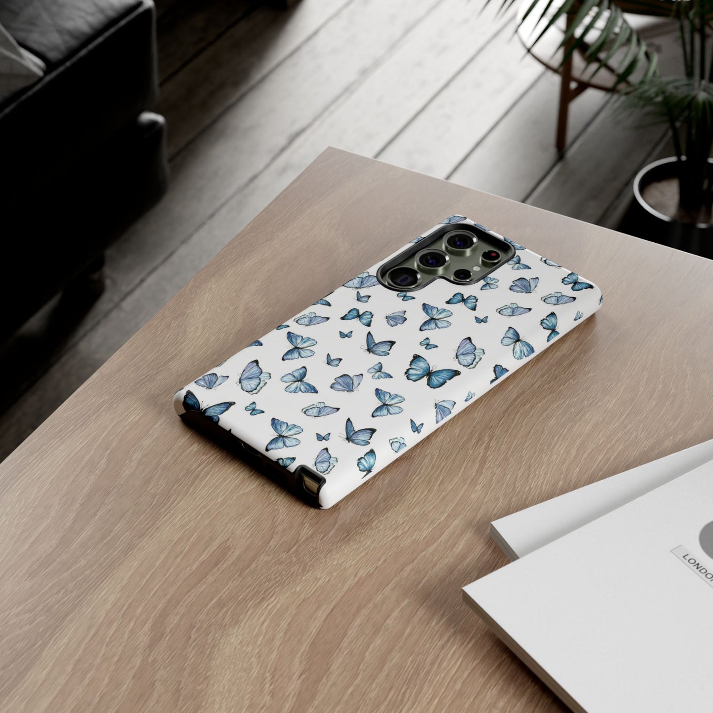 Blue Flutter Phone Case - Stylish & Protective Cover