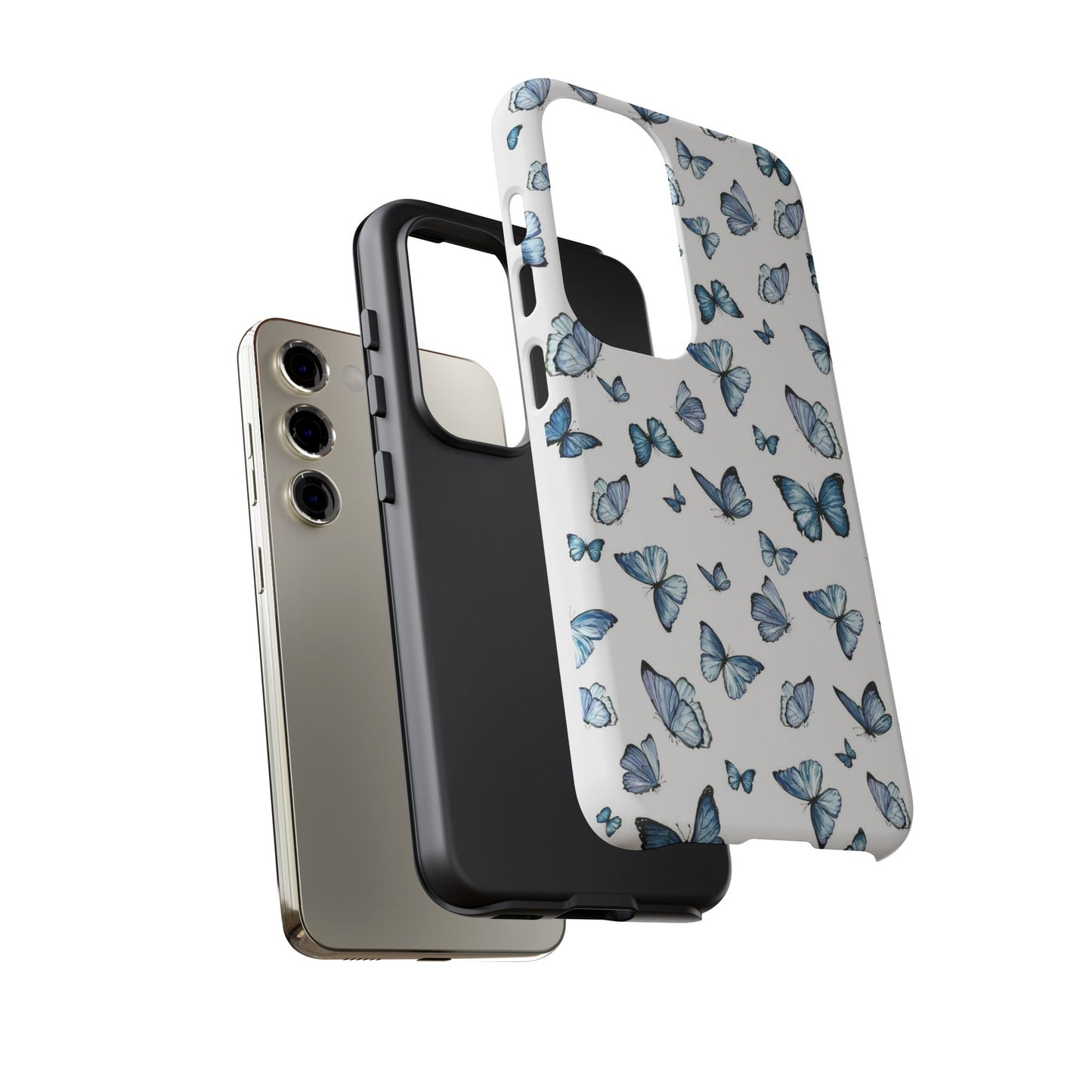 Blue Flutter Phone Case - Stylish & Protective Cover