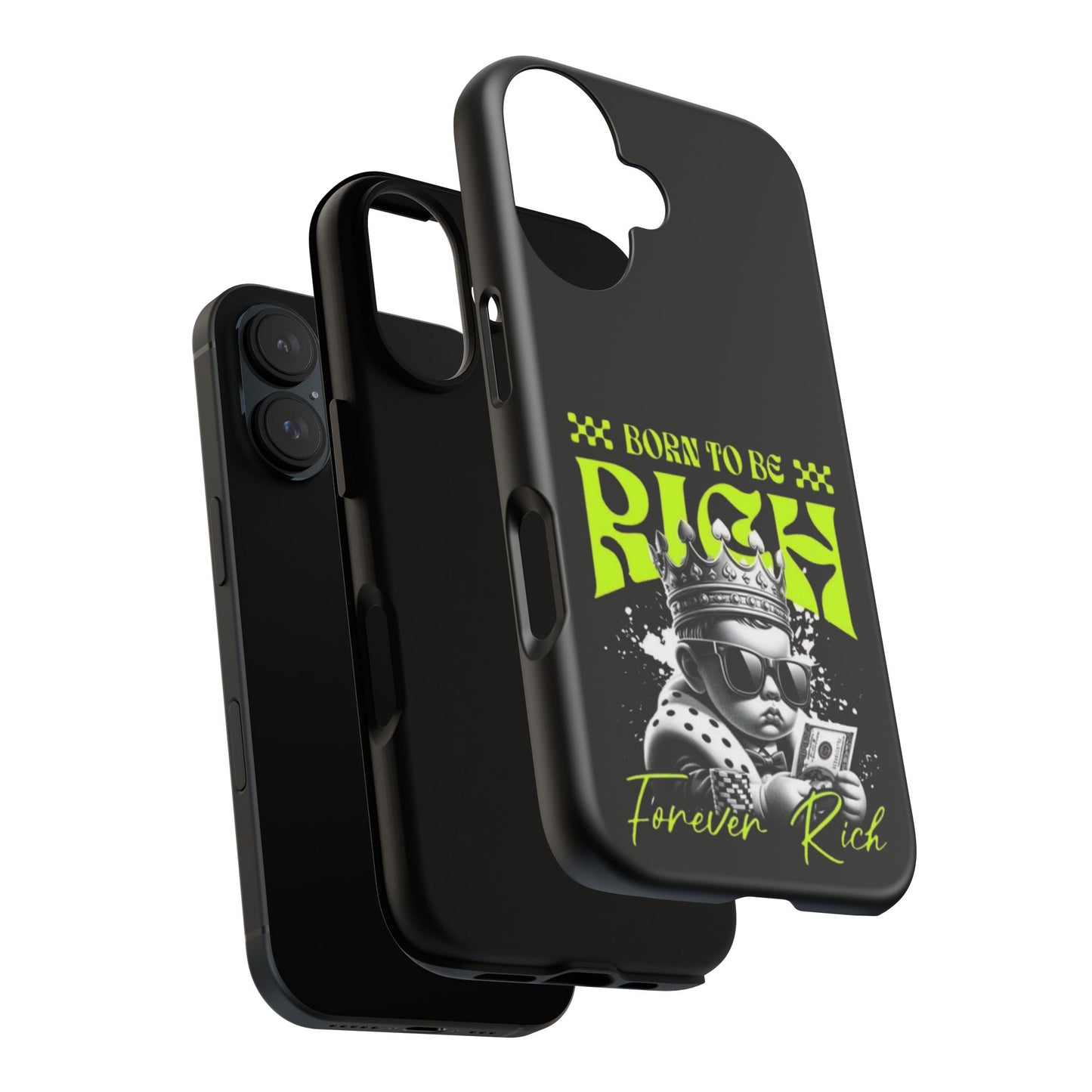 ,, Born to Be Rich"-Phone Case