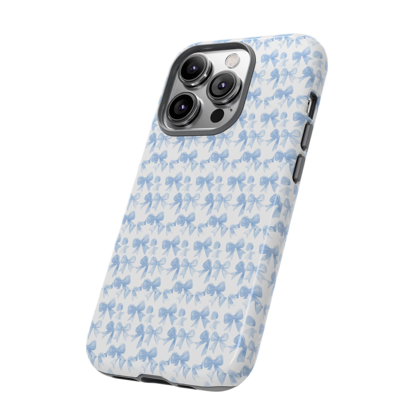 Blue Bow - Phone Case