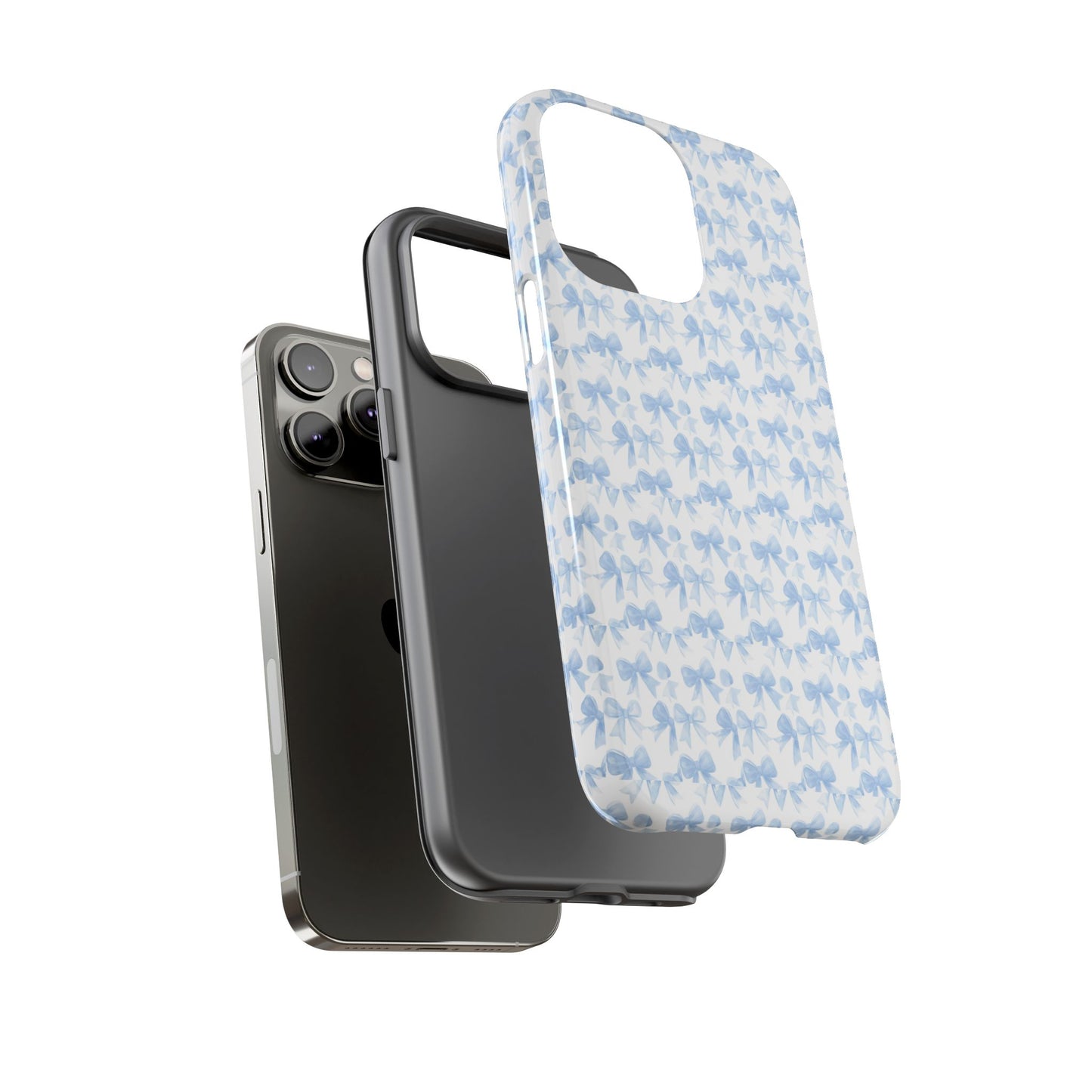 Blue Bow - Phone Case
