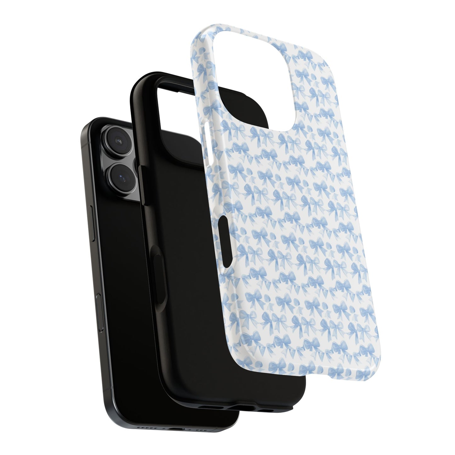 Blue Bow - Phone Case
