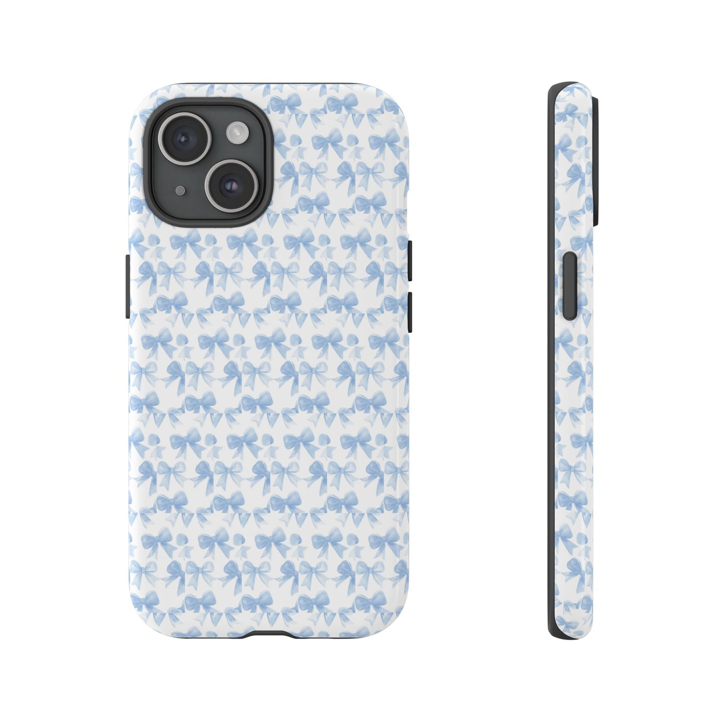 Blue Bow - Phone Case