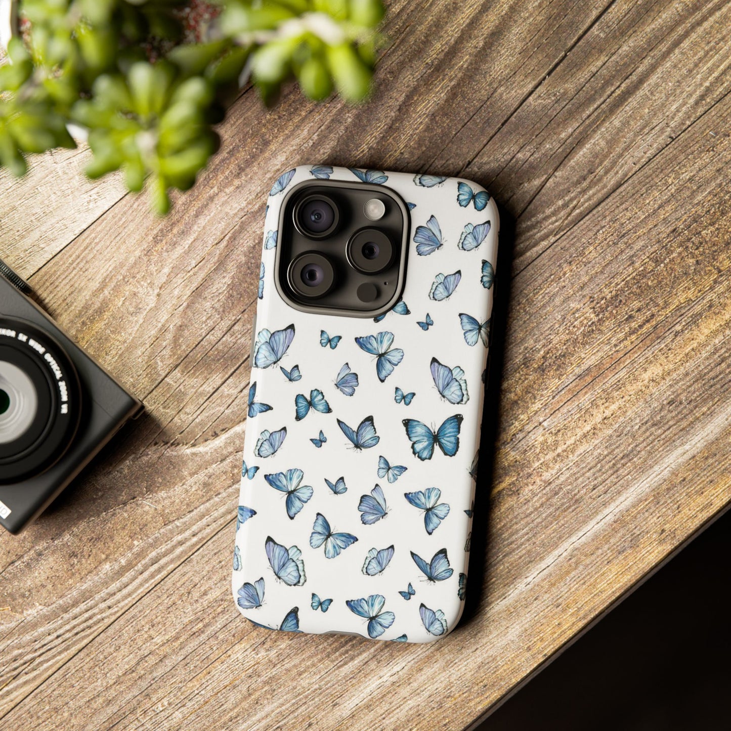Blue Flutter Phone Case - Stylish & Protective Cover