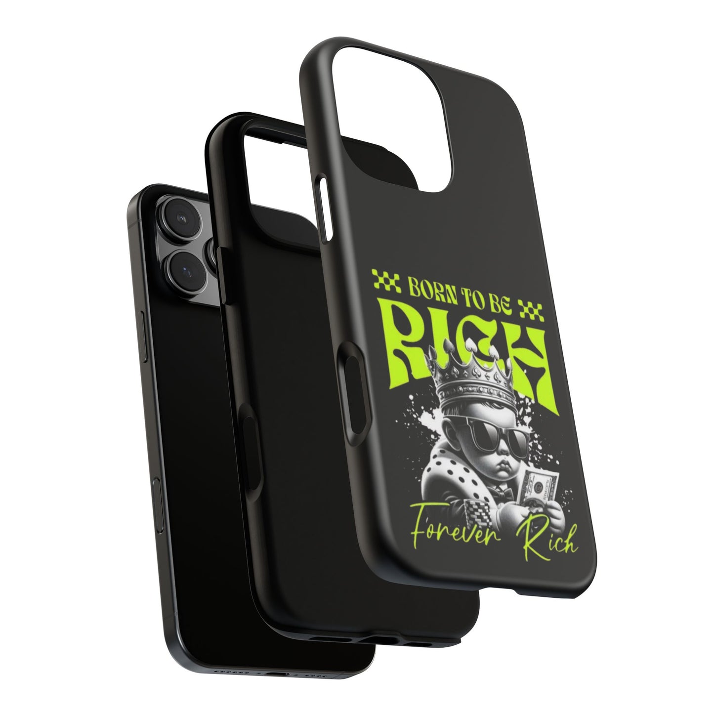 ,, Born to Be Rich"-Phone Case
