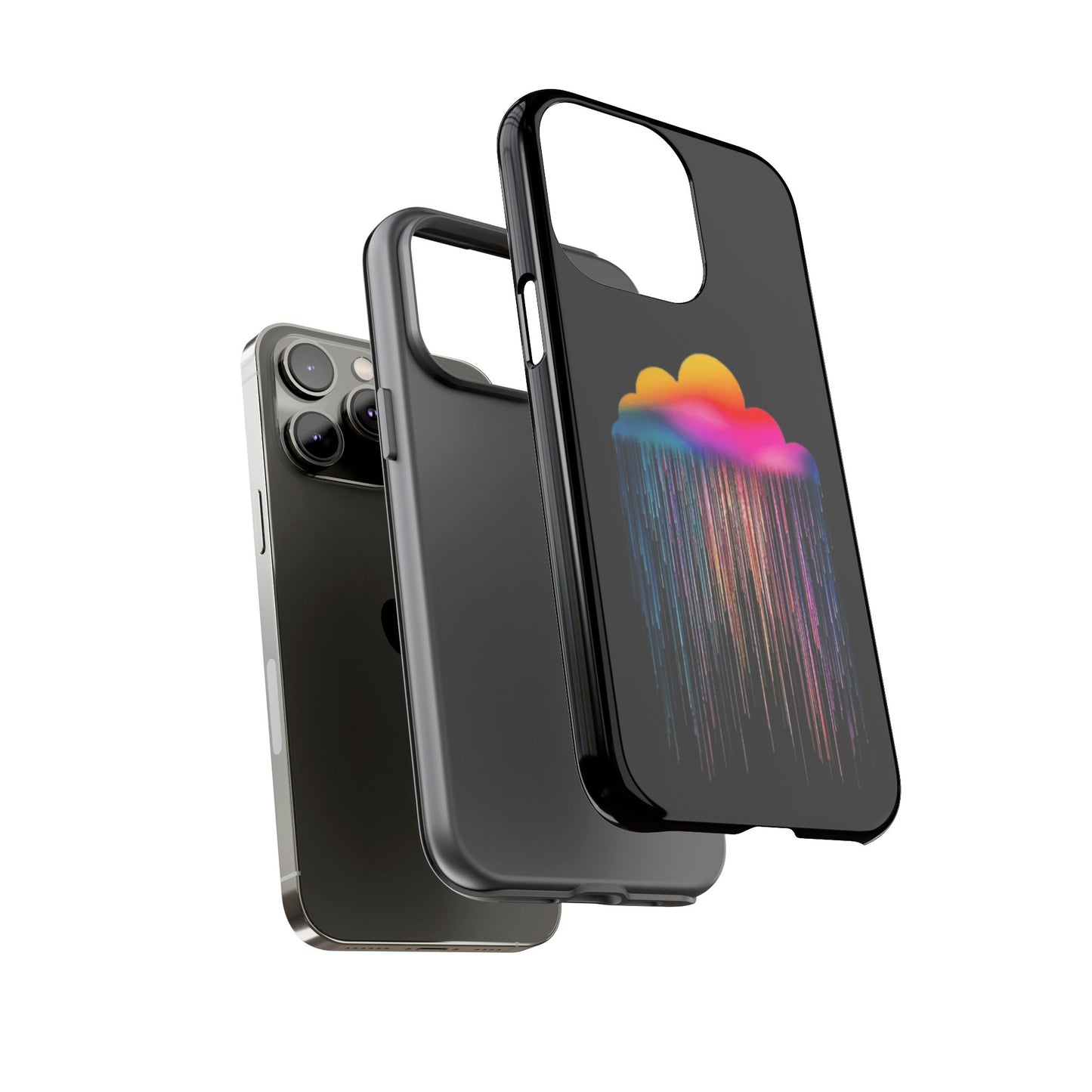 Colorful Cloud Rain -Phone Case